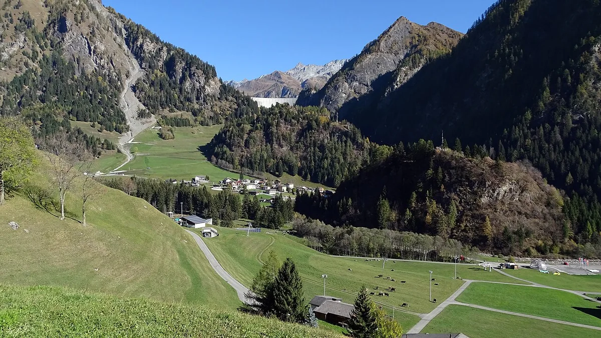 Context photograph of Campo Blenio in Ticino, Switzerland